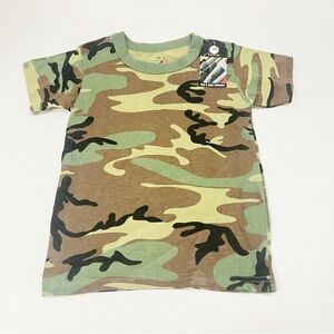 New Rothco Kids Camouflage T-shirt Size X- Small